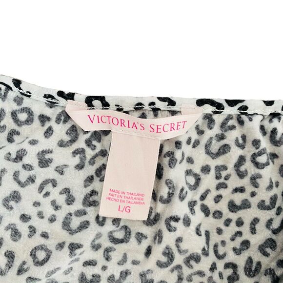 Victoria’s‎ Secret Leopard Soft Cami Tank Top Lingerie Sexy Size L - Picture 6 of 7